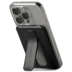 Kup Uniwersalne magnetyczne etui na karty z podstawką Ringke Wallet Slide Grip MagSafe Universal Magnetic Card Holder Black - RGK11786 - {ean13} - Sklep Home Screen