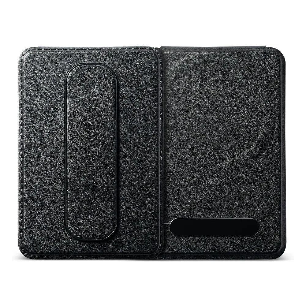 Uniwersalne magnetyczne etui na karty z podstawką Ringke Wallet Slide Grip MagSafe Universal Magnetic Card Holder Black