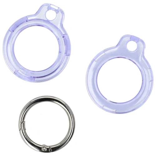 Buy Bizon Case Locator Keychain Apple AirTag clear-purple - BIZ8751 - {ean13} - Home Screen Store Europe