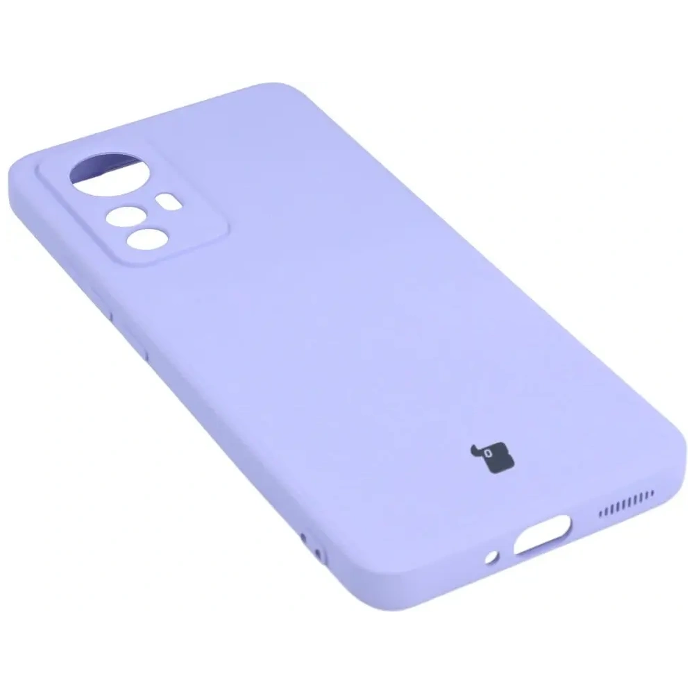 Etui Bizon Case Silicone do Xiaomi 12 / 12x jasnofioletowe