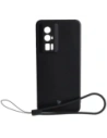 Etui Bizon Case Silicone Sq do Xiaomi Poco F5 Pro czarne