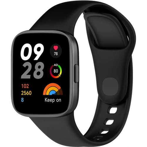 Buy Bizon Strap Watch Dots Xiaomi Redmi Watch 3 black - BIZ8760 - {ean13} - Home Screen Store Europe