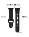 Buy Bizon Strap Watch Dots Xiaomi Redmi Watch 3 black - BIZ8760 - {ean13} - Home Screen Store Europe