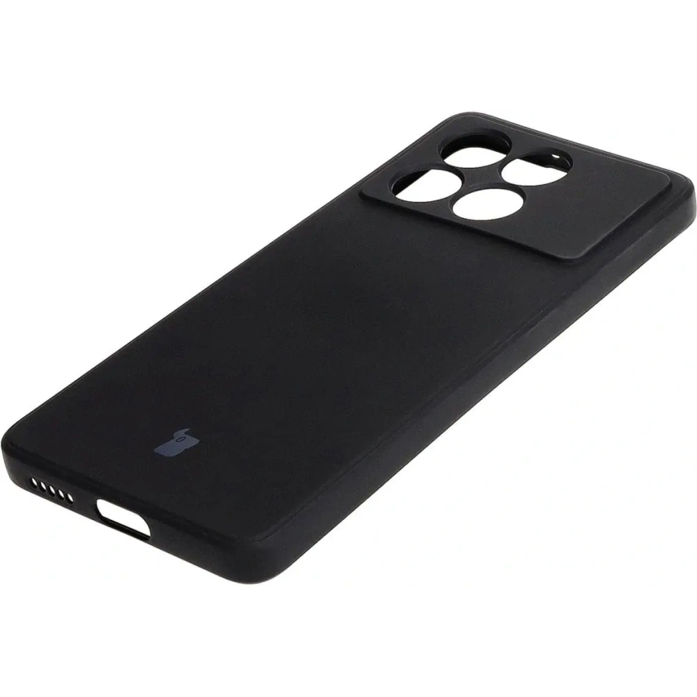 Etui Bizon Case Silicone Sq do Xiaomi Poco X6 Pro czarne