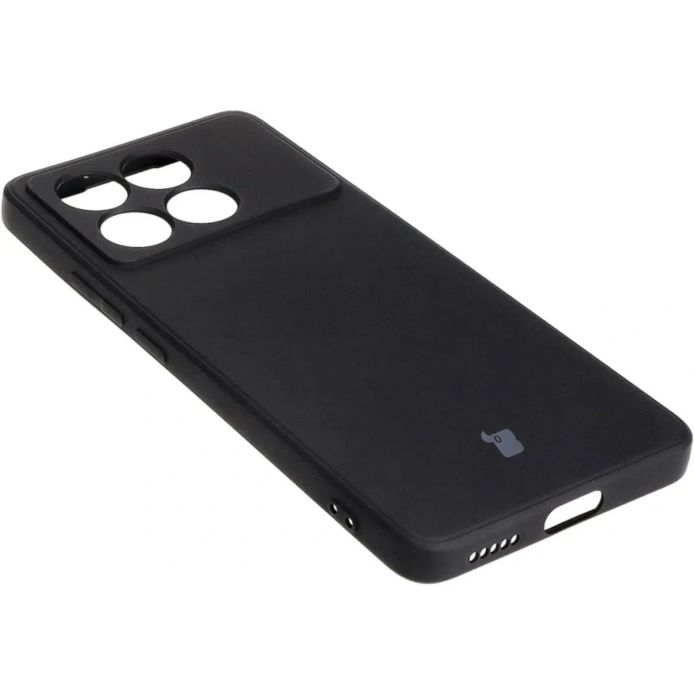Etui Bizon Case Silicone Sq do Xiaomi Poco X6 Pro czarne