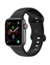 Bizon Szíj Óra Szilikon S Apple Óra 44/45/46/49 mm fekete