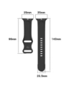 Kup Pasek Bizon Strap Watch Silicone S do Apple Watch 44/45/46/49 mm czarny - BIZ8764 - {ean13} - Sklep Home Screen