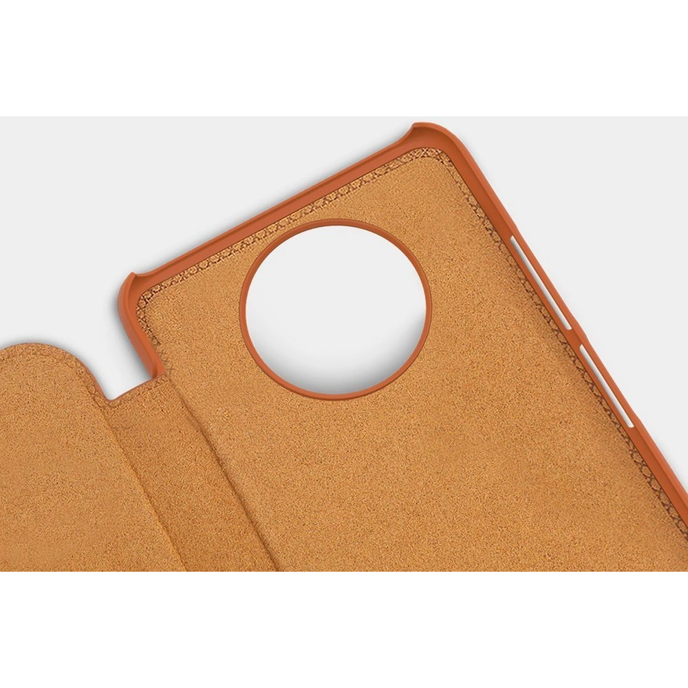 [OUTLET] Etui Nillkin Qin Xiaomi Redmi Note 9T 5G brązowy