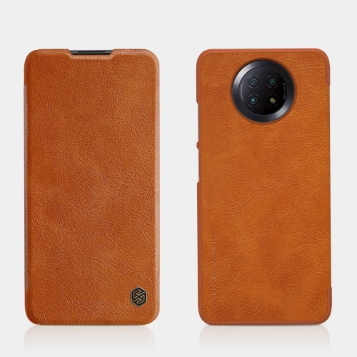 Kup [OUTLET] Etui Nillkin Qin Xiaomi Redmi Note 9T 5G brązowy - OT-855 - {ean13} - Sklep Home Screen
