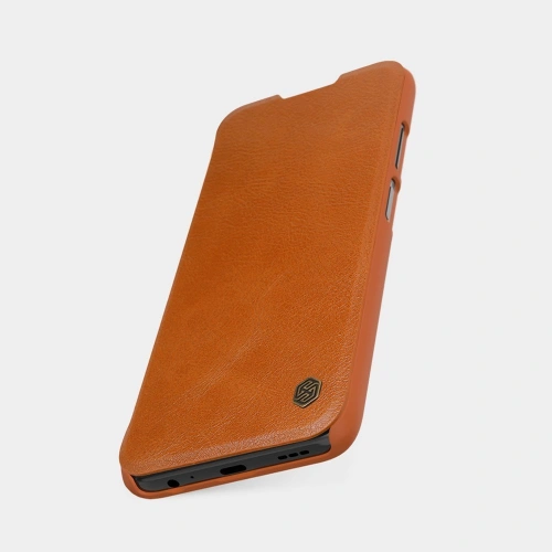 Kup [OUTLET] Etui Nillkin Qin Xiaomi Redmi Note 9T 5G brązowy - OT-855 - {ean13} - Sklep Home Screen