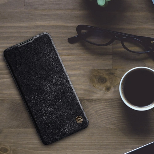 Kup [OUTLET] Etui Nillkin Qin Xiaomi Redmi Note 9T 5G brązowy - OT-855 - {ean13} - Sklep Home Screen