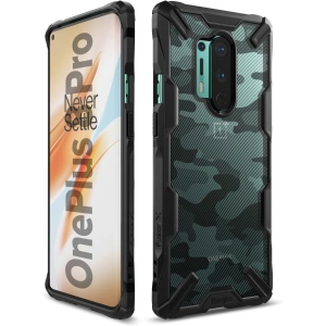 Kup Etui Ringke Fusion-X OnePlus 8 Pro Camo (Moro) Black - RGK1183MOB - {ean13} - Sklep Home Screen