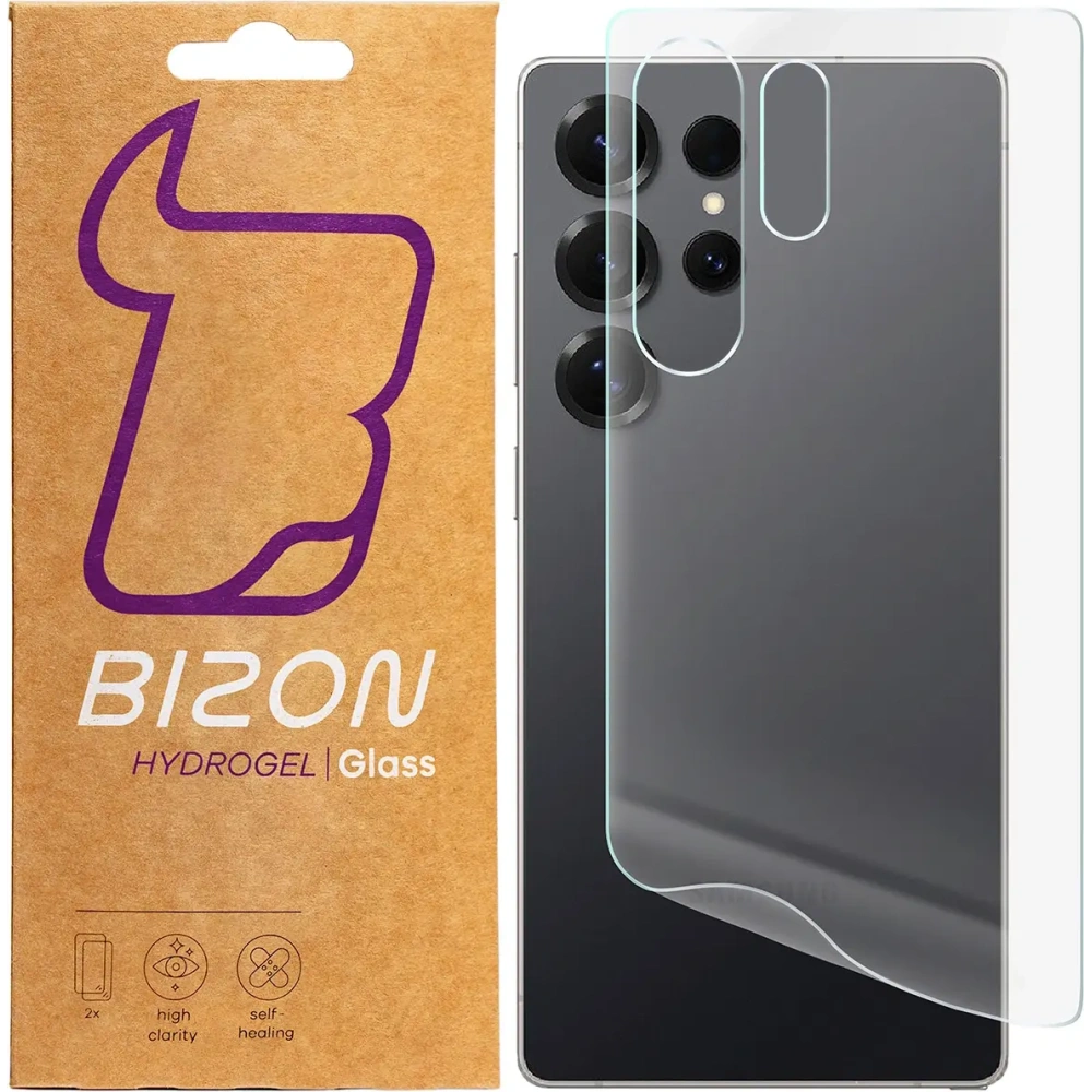Folia hydrożelowa na tył Bizon Glass Hydrogel do Samsung Galaxy S25 Ultra [2 PACK]