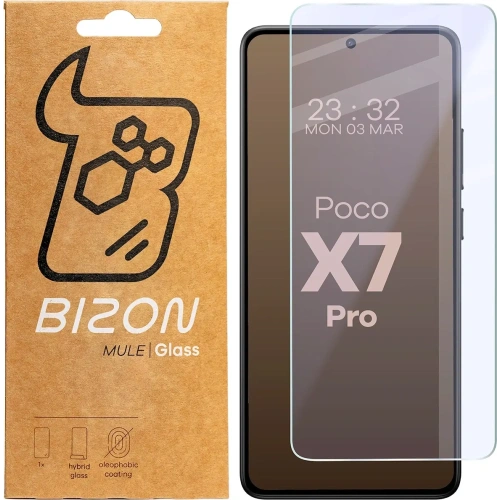 Kup Bizon Glass Mule Hybrid Glass Xiaomi Poco X7 Pro - BIZ8767 - {ean13} - Sklep Home Screen