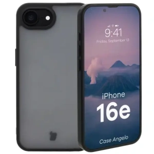 Kup Etui Bizon Case Angelo do Apple iPhone 16e przydymione z czarną ramką - BIZ8768 - {ean13} - Sklep Home Screen