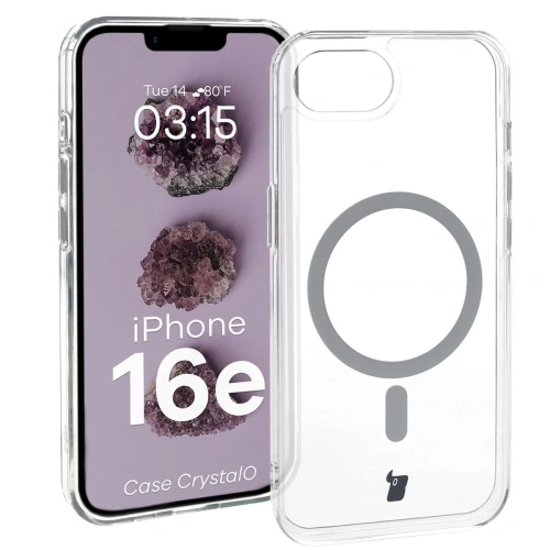 Buy Bizon Case CrystalO Magnetic Apple iPhone 16e clear - BIZ8769 - {ean13} - Home Screen Store Europe
