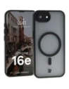 Bizon Case MatteO Magnetic Apple iPhone 16e průhledný s černým rámem