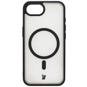 Kup Etui z pierścieniem magnetycznym Bizon Case MatteO Magnetic do Apple iPhone 16e półprzezroczyste z czarną ramką - BIZ8770 - {ean13} - Sklep Home Screen