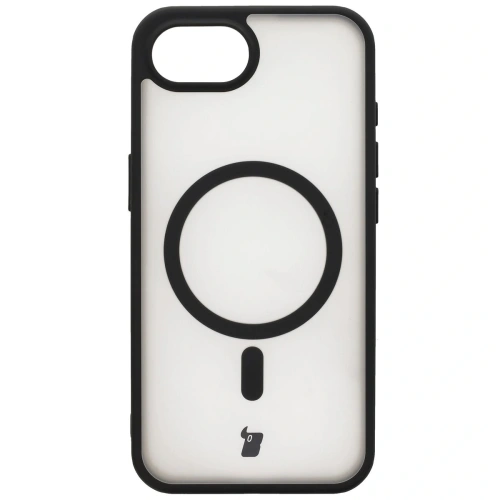Kup Bizon Case MatteO Magnetic Apple iPhone 16e durchsichtig mit schwarzem Rahmen - BIZ8770 - {ean13} - Sklep Home Screen