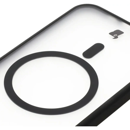 Kup Bizon Case MatteO Magnetic Apple iPhone 16e durchsichtig mit schwarzem Rahmen - BIZ8770 - {ean13} - Sklep Home Screen