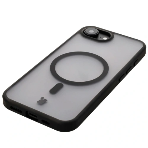 Kup Bizon Case MatteO Magnetic Apple iPhone 16e durchsichtig mit schwarzem Rahmen - BIZ8770 - {ean13} - Sklep Home Screen
