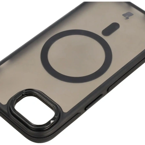 Kup Bizon Case Eclipse Magnetic & Stand Apple iPhone 16e fumuriu cu un cadru negru - BIZ8771 - {ean13} - Sklep Home Screen