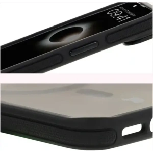 Kup Etui z podstawką i pierścieniem magnetycznym Bizon Case Eclipse Magnetic & Stand do Apple iPhone 16e przydymione z czarną ramką - BIZ8771 - {ean13} - Sklep Home Screen