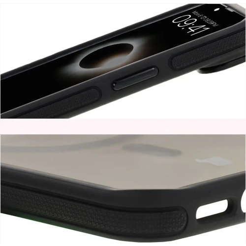 Kup Bizon Case Eclipse Magnetic & Stand Apple iPhone 16e fumuriu cu un cadru negru - BIZ8771 - {ean13} - Sklep Home Screen