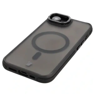 Kup Etui z podstawką i pierścieniem magnetycznym Bizon Case Eclipse Magnetic & Stand do Apple iPhone 16e przydymione z czarną ramką - BIZ8771 - {ean13} - Sklep Home Screen