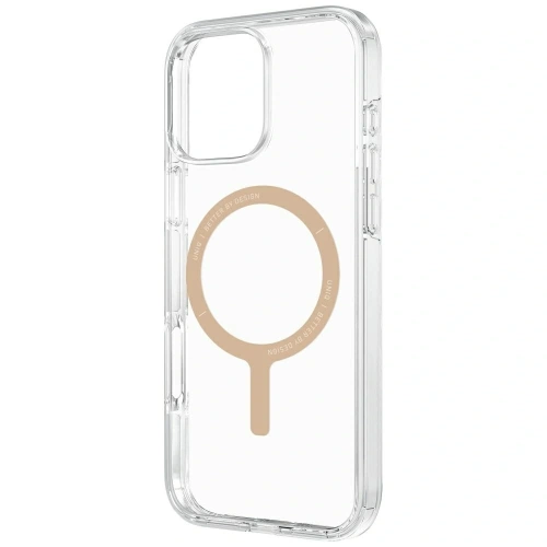 Kup UNIQ Clario Apple iPhone 16 Pro Magclick nabíjení čirý/zlatý - UNIQ1469 - {ean13} - Sklep Home Screen