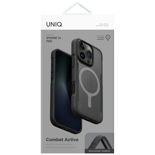 Kup UNIQ Combat Active Apple iPhone 16 Pro Magclick Töltő fekete - UNIQ1471 - {ean13} - Sklep Home Screen