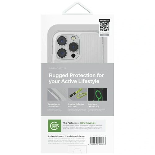 Kup UNIQ Combat Active Apple iPhone 16 Pro Magclick Încărcare lume albă - UNIQ1472 - {ean13} - Sklep Home Screen