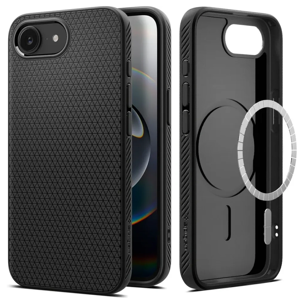 Etui Spigen Liquid Air Mag MagSafe Apple iPhone 16e Matte Black
