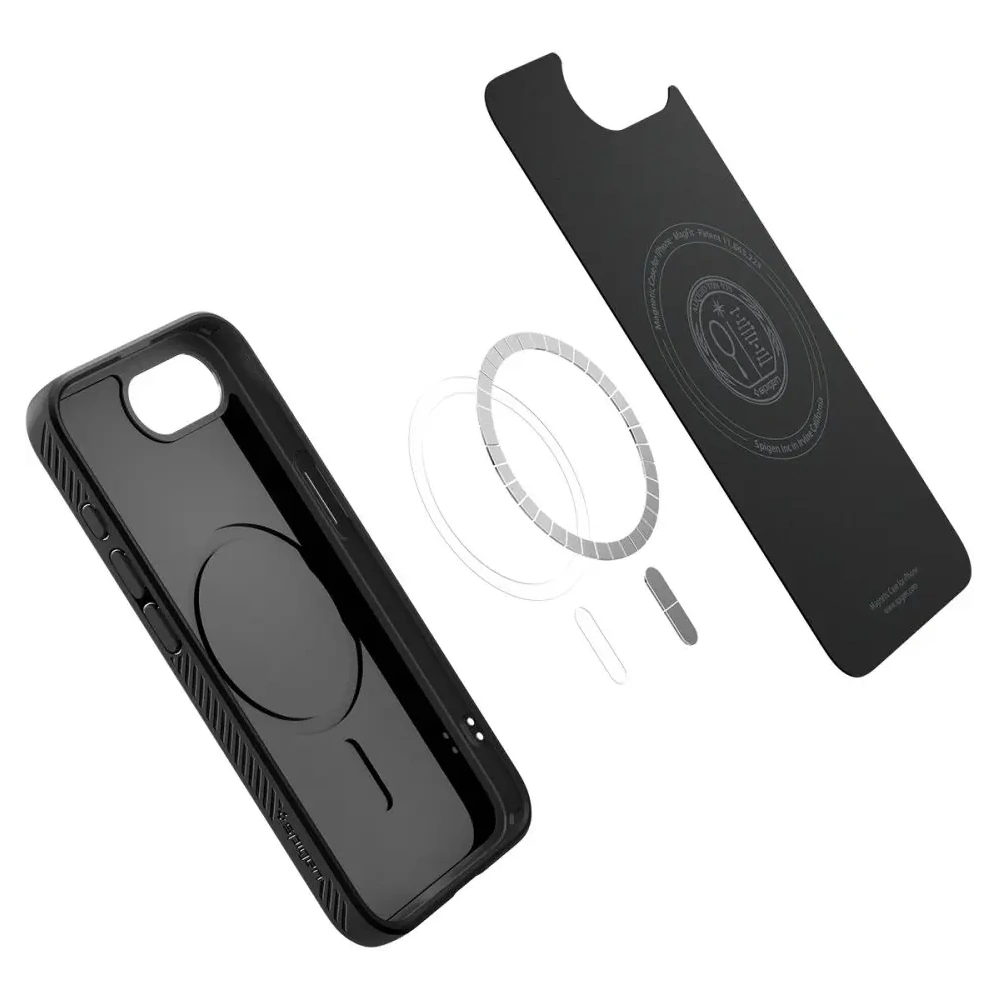 Etui Spigen Liquid Air Mag MagSafe Apple iPhone 16e Matte Black