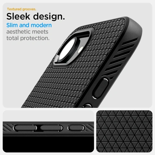 Kup Spigen Liquid Air Mag MagSafe Apple iPhone 16e Matt Fekete - SPN16713 - {ean13} - Sklep Home Screen