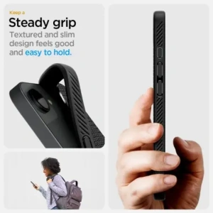 Kup Etui Spigen Liquid Air Mag MagSafe Apple iPhone 16e Matte Black - SPN16713 - {ean13} - Sklep Home Screen