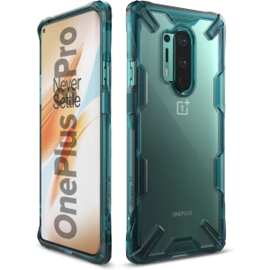 Kup Etui Ringke Fusion-X OnePlus 8 Pro Turquoise Green - RGK1182GRN - {ean13} - Sklep Home Screen