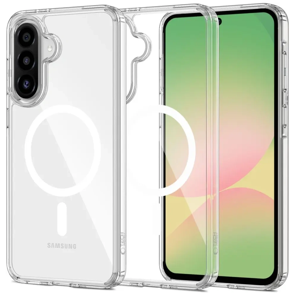 Etui Tech-Protect Flexair Hybrid MagSafe Samsung Galaxy A56 5G Clear