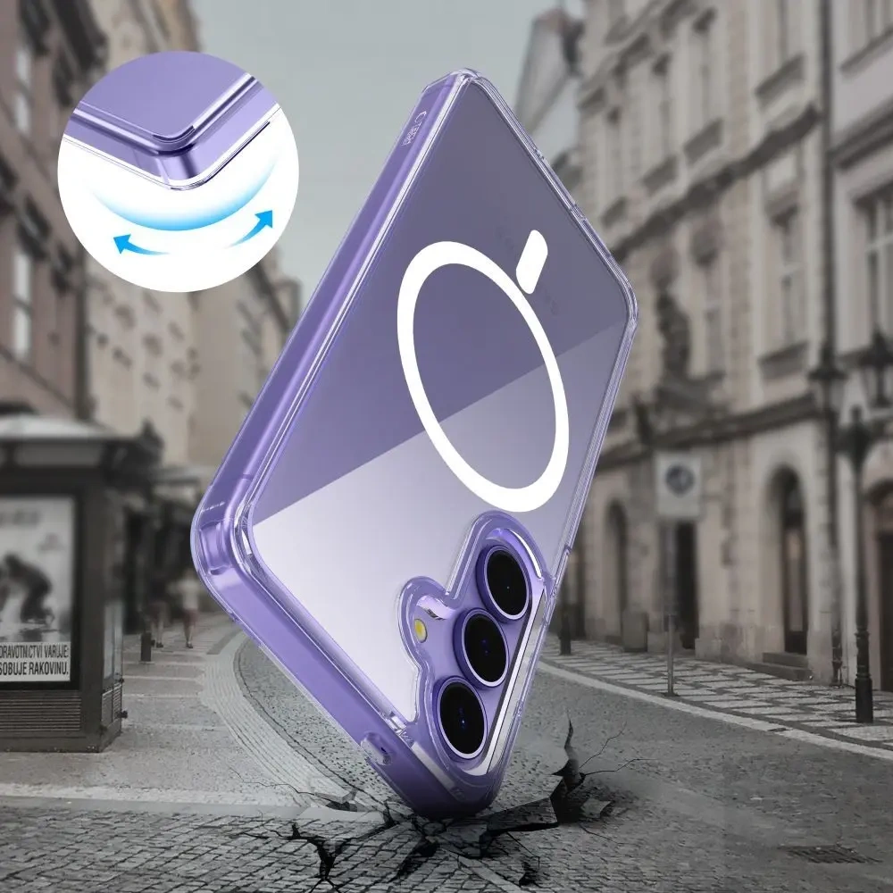 Etui Tech-Protect Flexair Hybrid MagSafe Samsung Galaxy A36 5G Clear