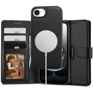Kup Etui z klapką Tech-Protect Wallet MagSafe Apple iPhone 16e Matte Black - THP3990 - {ean13} - Sklep Home Screen