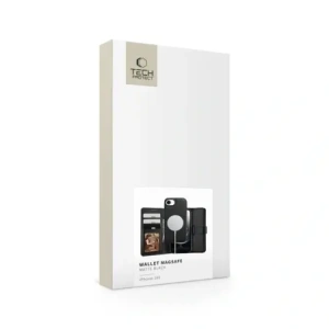 Tech-Protect Wallet MagSafe Apple iPhone 16e Mattschwarz