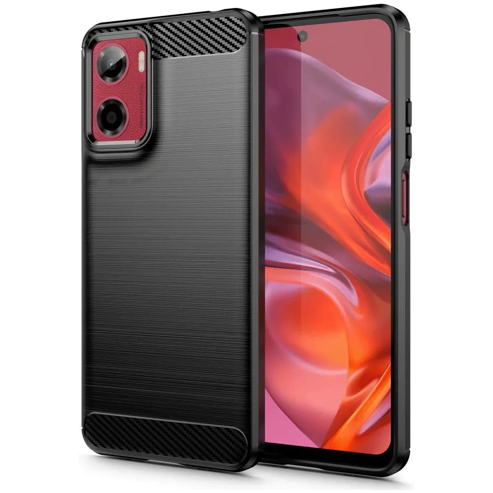 Etui Tech-Protect TPUCarbon Motorola Moto G05 / E15 Black