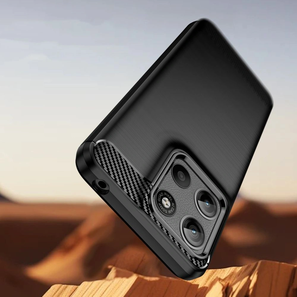 Etui Tech-Protect TPUCarbon Motorola Moto G15 / G15 Power Black