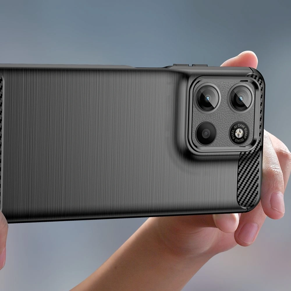 Etui Tech-Protect TPUCarbon Motorola Moto G15 / G15 Power Black