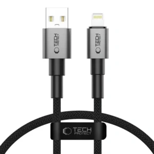 Kup Tech-Protect Ultraboost DNA USB-A / Lightning Kabel 12W 2.4A 25cm Eisen Grau - THP3993 - {ean13} - Sklep Home Screen