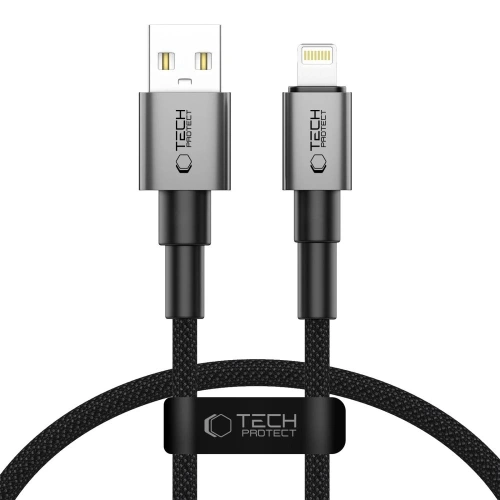 Kup Tech-Protect Ultraboost DNA USB-A / Lightning Kabel 12W 2.4A 25cm Eisen Grau - THP3993 - {ean13} - Sklep Home Screen
