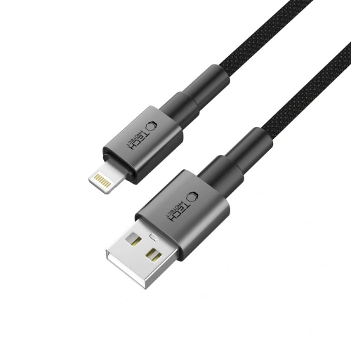 Kup Tech-Protect Ultraboost DNA USB-A / Lightning Kabel 12W 2.4A 25cm Eisen Grau - THP3993 - {ean13} - Sklep Home Screen