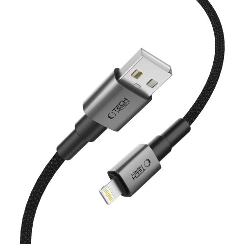 Kup Tech-Protect Ultraboost DNA USB-A / Lightning kábel 12W 2.4A 25cm Vas Szürke - THP3993 - {ean13} - Sklep Home Screen