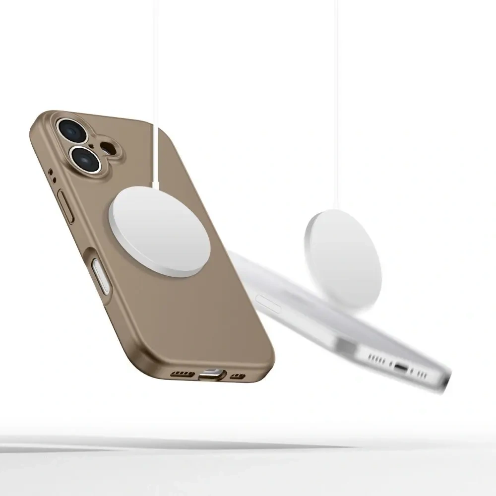 Etui Tech-Protect Liquid Silicone MagSafe Apple iPhone 16e Chocolate Brown