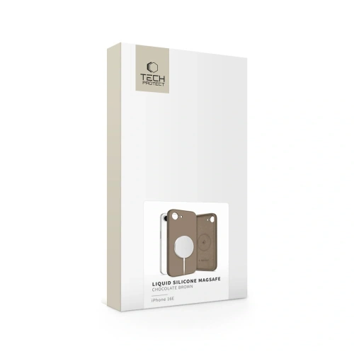 Kup Tech-Protect Silicon lichid MagSafe Apple iPhone 16e Culoare Ciocolată Maro - THP3996 - {ean13} - Sklep Home Screen